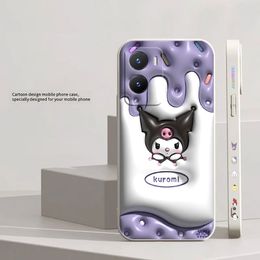 Cute Cinnamoroll kuromi Phone Case For VIVO Y55S Y31 Y33S Y55 Y35 Y51S Y52S Y53S Y66 Y73S Y77 5G Y85 Y93 Case Funda Shell Capa