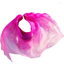 Stage Wear Real Silk Veils Can Be Customised Belly Dance Performance Props Accessories Handmade Dyed Scarf Shawl