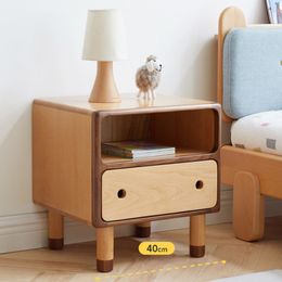 mobile Nordic Small Modern Bedside Table Bedroom Simple Storage Nightstand Wooden drawers mesa de noche Shelf furniture HY