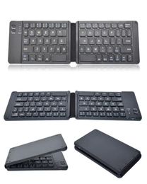 portable mini fold keyboard Bluetooth wireless Keyboards for WindowsAndroidiosTablet ipadPhone LightHandy4585453