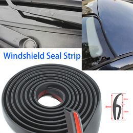 Car Front Windshield Outer Plastic Plate Seal Strip Guide Plate Lower Decorative Plate Rubber Strip Automotive General Purpose