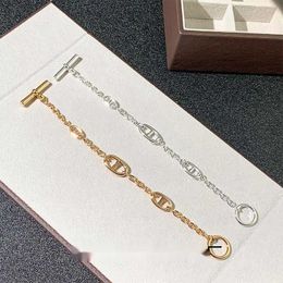 H bracelet Aijia H Pig Nose Bracelet V Gold Thick Chain CNC Advanced Precision Edition Versatile High end Texture
