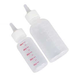 Dog Bowls & Feeders Practical Pet Nurser Nursing Feeding Silicone Bottle Kits With Nipples Milk Water For Kittens Puppy Hamste294W