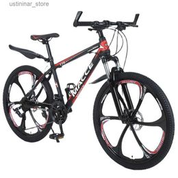 Bikes Ride-Ons Korea free shipping mountain bike 26inch 21/24speed urban cycling disc brake outdoor cross-country bicycle L47