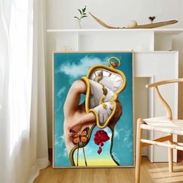 Vintage Surrealism Famous Artwork By Salvador Dali Canvas Painting Poster And Print Wall Art Pictures For Living Room Home Decor