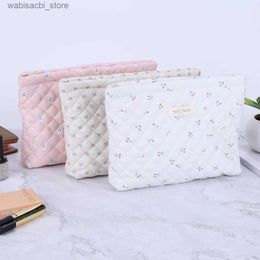 Cosmetic Bags Cosmetic Bag Cute Pattern Women Makeup Bag Quilted Rhombic Lattice Multi-function Casual Portable Fashion for Weekend Vacation L49