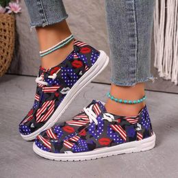 Casual Shoes Springand Autumn Fashion Women's Round Toe Walking Color Matching Comfortable Shallow Mouth Thick Sole Sneaker