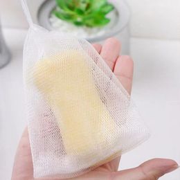 Soaped for Foaming Cleaning Bath Bag Soap Net Cleaning Glove Mesh Bath Bubble Bag Hotel Bathroom Disposable Soap Bubble Net Bags