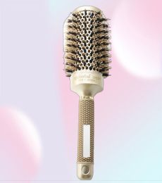 Nano Ionic Boar Bristle Hair Brush Salon Comb Barrel Blow Dry Hair Round Brush In 4 Sizes Professional Salon Styling Tools B087249750654