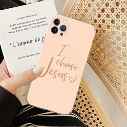 Christian bible saying Phone Case For iPhone 15 14 11 12 13 Mini Pro XS Max Cover 6 7 8 Plus X XR SE 2020 Funda Shell