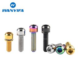 Wanyifa Titanium Bolt M5x16 18 20mm With Washer Allen Key Head Screws For Mountain Bike Road Bicycle Bottle Cage