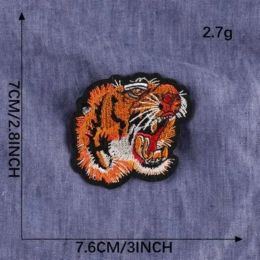 Wolf and Tiger Badge Morale Badge Embroidery Patch Armband Embroidery Patches Cloth Sticker Tactical Patch Patches for Clothing