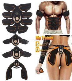 Accessories Fitness Equipment EMS Electric Abdominal Abs Arm Hip Body Muscle Toner Toning Belt Slimming Massage BuLift Hips Traine1866188