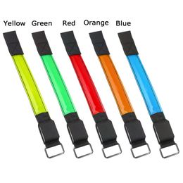 Charging Running Bracelet Outdoor Sports Flashing Wristbands LED Luminous Light Running Armband Reflective Safety Belt