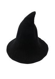 Witch Hat Diversified Along The Sheep Wool Cap Knitting Fisherman Hat Female Fashion Witch Pointed Basin Bucket for Halloween5966325