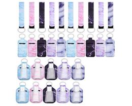 Keychains 30 Pieces Travel Bottle Keychain Holder Chapstick Reusable Containers Set With Wristlet Lanyards1227224