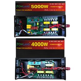 5000W 4000W 3000W Power Inverter Convert Battery DC To AC Pure Sine Wave Voltage Converter 220 Power Car Inverter pure sinus