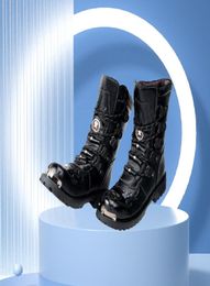 Big Size Men Army Boots 2019 Winter Warm Gothic Punk Shoes Male Motorcycle Boots 42020D504543655