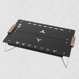Outdoor Mini Single Folding Table, Portable Aluminium Alloy Table, Mountain Picnic Table, Hiking and Camping