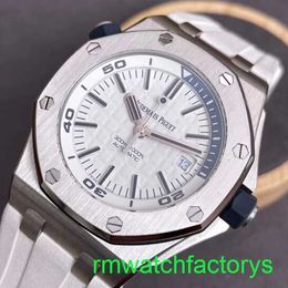Famous AP Wrist Watch Royal Oak Offshore Series Swiss Male Automatic Mechanical Watch 42mm Precision Steel Date Display Timing Function Waterproof Night Light