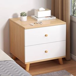 Bedside Storage Nightstand Wood Modern Nordic Bed Table Nightstands Home Cabinets Mesitas De Noche Garden Furniture Sets