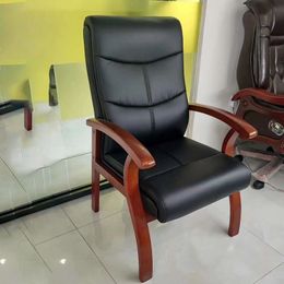 Executive Luxurious Armrest Office Chair Leather Support Vanity Dining Chair Living Room Bedroom Chaise Bureau Garden Furniture