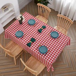 Table Cloth Tablecloth Waterproof And Oil-proof Desk Ins Wind Student Rectangular Dining --QB1