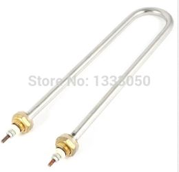 Heaters AC220V/380V 1KW/1.5KW/2KW/3KW/4KW Thread Mount U Shape Electric Water Heating Element Tube Heater Male Thread Dia. 16mm