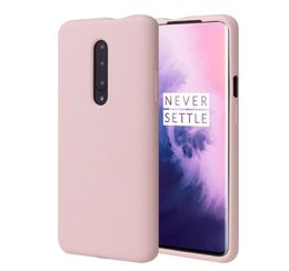 Liquid Silicone Phone Cases for ONEPLUS 7 7T Pro 360°Rubber Full Protection SoftTouch Silky Finish Protective Back Cover90209119167135