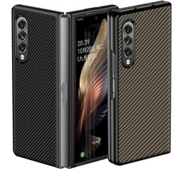 Carbon Fibre Cases For Samsung Galaxy Z Fold 2 3 Fold3 Case Protective Hard Back Cover1902876