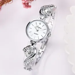 Wristwatches Women'S Watch Platinum Top Luxury Quartz Waterproof Girls' Wrist 2024