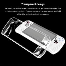TPU Game Console Cover Protective for Asus ROG Ally Handheld Gaming Accessories Transparent Protector Case Cover for ROG Ally