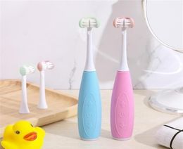 3D Side Electric Toothbrush USB Rechargeable Replacement Smart Ultra Brush Heads 5 Mode Waterproof Timer 22021188S8374081