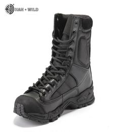 Military Army Boots Men Black Leather Desert Combat Work Shoes Winter Mens Ankle Tactical Boot Man Plus Size 2108302325326