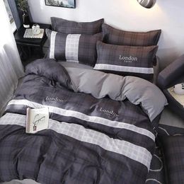 Bedding Sets Fashion Flat Sheet Set 3/4pcs/set Bed Duvet Cover Pillowcase Summer Bedclothes Polyester No Quilt