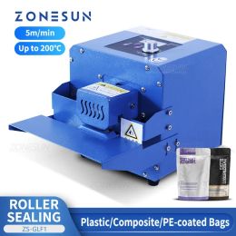 Machine ZONESUN Portable Sealing Machine Bag Sealer Aluminium Foil Composite Plastic Film PE Paper Food bag Packaging ZSGLF1