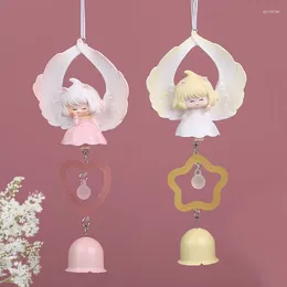 Decorative Figurines Creative Wind Chimes Bedroom Window Hanging Bell Ornaments Car Interior Pendant Resin Craft Birthday Gifts Home