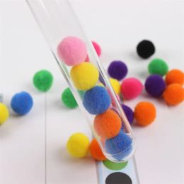 Kids Montessori Clip Beads Toy Test Tube Pompoms Tweezers Colour Matching Card Educational Fine Motor Sorting Set Chidlren Gifts