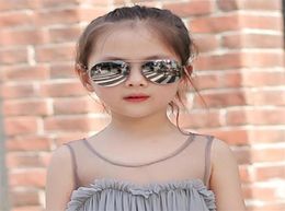 Metal Kids Pilot Sunglasses Dual Beam Baby Boys Girls UV400 Protection Aviation Sun Glasses6729299