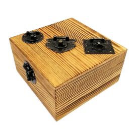 1/2/4pcs Retro Vintage Antique Brass Bronze Decorative DIY Wooden Jewelry Chest Toggle Wine Box Latch Gift Case Hasp Lock Clasp