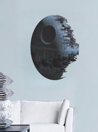 ZOOYOO War Death Star Art Wall Sticker Living Room Bedroom 3D Home Decor Sticker Detachable wall stickers for kids rooms6156849