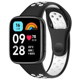 For Redmi Watch 3 Active Strap Sports Silicone Replacement Wristband Correa For Xiaomi Redmi Watch 3/3 Lite SmartWatch Bracelet