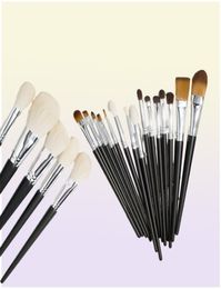 Shinedo Powder Matte Black Colour Soft Goat Hair Makeup Brushes High Quality Cosmetics Tools Brochas Maquillage 2207227571603