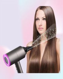 Winter Hair Dryer Negative Lonic Hammer Blower Electric Professional Cold Wind Hairdryer Temperature Hair Care Blowdryer1611386