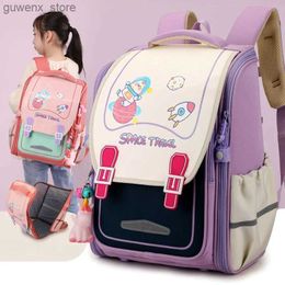 Backpacks Primary school students 2nd to 6th grade childrens backpack EVA hard shell boys and girls backpack Y240411