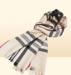 New High quality classic lady autumnwinter cashmere scarf Classic letter plaid designer scarf shawl size 18070cm scarf without b3753764