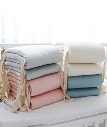 200CM Baby Bed Thicken Bumper Crib Around Cushion Cot Washable Anticollision Protector Pillows borns Room Decor 2202092542154