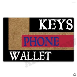 Carpets Home Sweet Apartment Doormat Keys Phone Wallet Funny Mat Non Woven Top Rubber Backing Anti-Slip 30 X 18 Inch 6mm Thickness