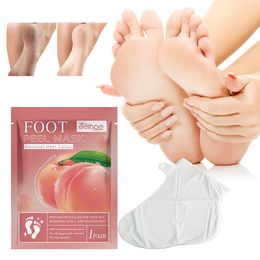 1 Pair Exfoliating Foot Mask Peeling Foot SPA Pedicure Socks Removing Dead Skin Whitening Heels Remove Anti Cracked Foot Mask