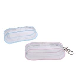 Mini Anime Doll Display Bag Transparent Coin Purse Key Chain Pendant Organiser Key Lipstick Earphone Storage Bag Pouch Wallet